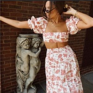 ShopWeWoreWhat Coco Top in M & Paloma Skirt in S